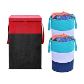 HOMETALES Red Laundry Bag