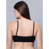 IN CARE LINGERIE Black Cotton Non Padded Womens T-Shirt Bra ( Pack of 1 ) - None