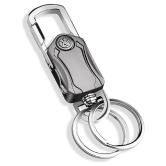 HINGOL Silver Mens Utility Keychain ( Pack of 1 )