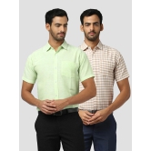 DESHBANDHU DBK - Multicolor Cotton Regular Fit Mens Casual Shirt ( Pack of 2 ) - None