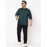 YHA Cotton Blend Regular Fit Solid Full Sleeves Mens T-Shirt - Dark Green ( Pack of 1 ) - None