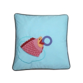 Hugs'n'Rugs Single Cotton Blue Cushion Covers 40 x 40 cm (16 x 16) - Multi