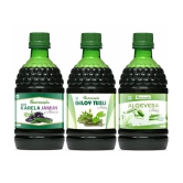 NUTROCOPIA Neem Karela Jamun, Giloy Tulsi & Aloe vera Juice Pack of 3 of 400 ML(1200 ML)