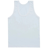 Bodycare - White Cotton Blend Solid Boys Vest ( Pack of 3 ) - None