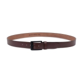 Loopa - Brown 100% Leather Mens Formal Belt ( Pack of 1 ) - None