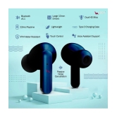 UBON J4 EARBUDS Bluetooth True Wireless (TWS) In Ear 32 Hours Playback Active Noise cancellation IPX4(Splash & Sweat Proof) Blue