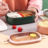 Lunch Box With Cutlery-Blue