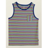 XY Life - Multi Color Cotton Striped Boys Vest ( Pack of 2 ) - None