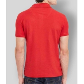 SKYRISE - Red Cotton Blend Slim Fit Men's Polo T Shirt ( Pack of 1 ) - None