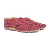 Ishransh Red Womens Casual Ballerinas - None