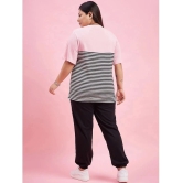 AUSTIVO Pink Striped Pant Top Set - None