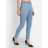 AngelFab - Denim Regular Fit Light Blue Womens Jeggings ( Pack of 1 ) - None