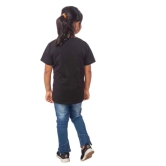 Girls Cotton Tribal Half Sleeve TShirt (Black) PID41477