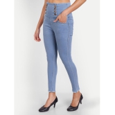 AngelFab - Light Blue Denim Skinny Fit Women''s Jeans ( Pack of 1 ) - None