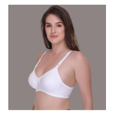 Zourt - White Cotton Solid Women's Maternity Bra ( Pack of 1 ) - 30B