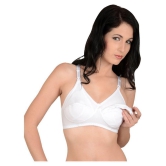 Softskin Poly Cotton Everyday Bra - White - 36B