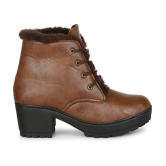 Commander - Brown Women's Ankle Length Boots - None