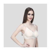 Elina - Black Cotton Non Padded Womens T-Shirt Bra ( Pack of 2 ) - None