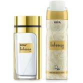 Riya Intense Gold Perfume Body Spray for Unisex 280 ml ( Pack of 2 )