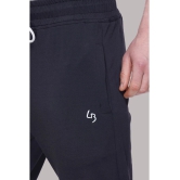 LEEBONEE Black Polyester Blend Mens Trackpants ( Pack of 1 ) - None