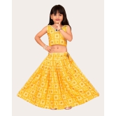 Girls Lehenga Choli Wesaren wear Readymade haldi seremony Lehenga for kids Girls-Yellow / 5 Years-6 Years