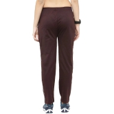 Uzarus Brown Cotton Blend Trackpants - Single - M