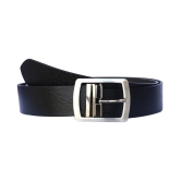 Loopa Black Leather Formal Belt - 40