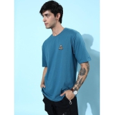 Dillinger - Teal 100% Cotton Oversized Fit Mens T-Shirt ( Pack of 1 ) - None