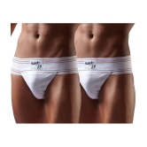 Omtex - White Athletic Supporter ( Pack of 2 ) - L