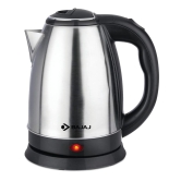 Bajaj KTX 1.8 Liter DLX Electric Kettle | 1500W Kettle with Stainless Steel Body | Cordless Operation | Auto Shut-Off Mechanism | 2-Year Warranty | Black |800 Watts