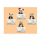 Decor Villa Panda Animals Sticker ( 20 x 20 cms )