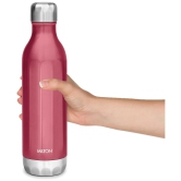 Milton Bliss 600 Thermosteel Hot and Cold Water Bottle, 500 mL (Red) - Red