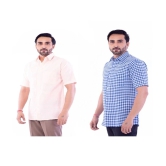 DESHBANDHU DBK - Multicolor Cotton Regular Fit Mens Casual Shirt (Pack of 2 ) - None