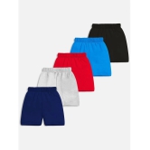 Trampoline - Multi Color Cotton Boys Shorts ( Pack of 5 ) - None