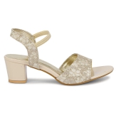 Ishransh - Beige Women's Sandal Heels - None