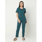 Smarty Pants Green Cotton Womens Nightwear Nightsuit Sets ( Pack of 1 ) - None