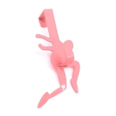 Motivational Hook- Men Racer/Male Runner Shape ABS Plastic (Pink)