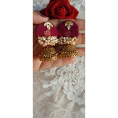 Pearl Fabric Earrings