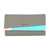 Enoki - Grey Melange Faux Leather Purse - Grey Melange