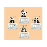 Decor Villa Panda Animals Sticker ( 20 x 20 cms )