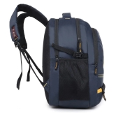 Da Tasche Navy Blue Polyester Backpack For Kids