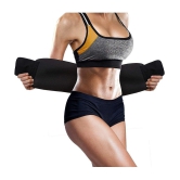 Slim Belt for Men and Women || Sweat Belt Body Shaper - Free Size (Black Color) 1 Pcs - ONESIZE