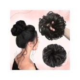 LYKAA Black Womens Hair Bun ( Pack of 1 ) - Black