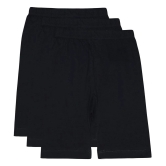 Bodycare - Navy Blue Cotton Girls Shorts ( Pack of 3 ) - None