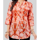 Meher Impex - Pink Silk Womens Shirt Style Top ( Pack of 1 ) - None