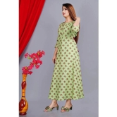 SIPET - Mint Green Rayon Womens Flared Kurti ( Pack of 1 ) - None