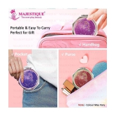 MAJESTIQUE Dual Sided Round Compact Mirror