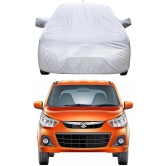 CARNEST Car Body Cover for Maruti Suzuki Alto [2000-2005] With Mirror Pocket ( Pack of 1 ) , Silver