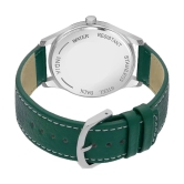 DoubleRun Green Leather Chronograph Mens Watch