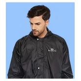 PPTHEFASHIONHUB Black Polyester Mens Raincoat ( Pack of 1 ) - 3XL